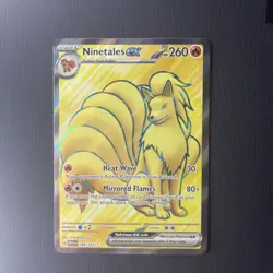 Ninetales Ex 186/165 Scarlet & Violet 151 Near Mint Pokemon Card 🔥 - Image 1