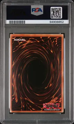 2024 YU-GI-OH! STAINLESS STEEL EGYPTIAN GOD CARDS BLACK LUSTER SOLDIER PSA 8 - Image 2