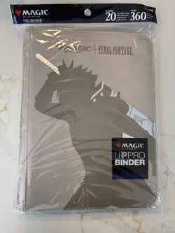 MTG FINAL FANTASY CLOUD - 9 POCKET PREMIUM ULTRA PRO CARD BINDER NEW IN HAND - Image 1