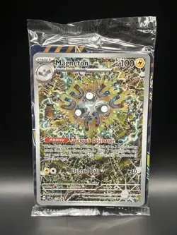 Sealed Magneton 159 - Pokemon Scarlet & Violet Black Star Promo Card - NM - Image 1