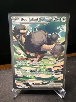 POKEMON TCG S&V White Flare BOUFFALANT EX SIR Special Illustration Card 170/086 - Image 1