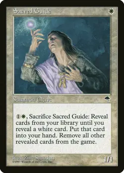 Sacred Guide Tempest PLD White Rare MAGIC THE GATHERING MTG CARD ABUGames - Image 1