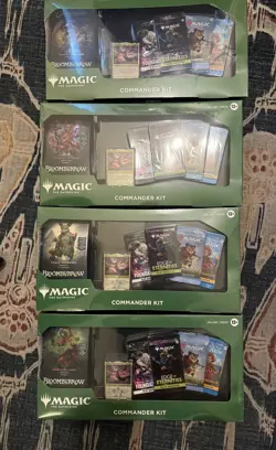 All 4 Magic The Gathering Bloomburrow Commander Kits Costco Packs Sealed - Image 1