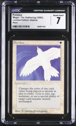 PURELACE Alpha Rare CGC 7 Vintage MTG [Nostalgium] - Image 1