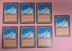 22 MTG Snow-Covered Lands (Ice Age) Light/Moderate Played Condition - Image 2