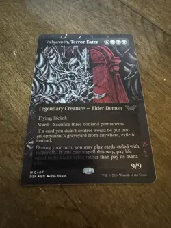 Valgavoth, Terror Eater (Showcase) (Textured Foil) Duskmourn: House of Horror - Image 1