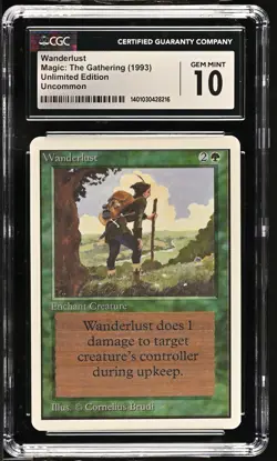 WANDERLUST Unlimited U CGC 10 MTG [Nostalgium] - Image 1