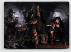 MTG The Lord Of The Rings Art Series Sharkey, Tyrant Of The Shire x1 NM Gold - Image 1