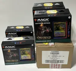 Magic The Gathering Lord of the Rings Tales of Middle Earth Commander-CASE OF 4 - Image 1