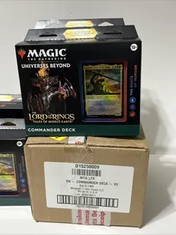 Magic The Gathering Lord of the Rings Tales of Middle Earth Commander-CASE OF 4 - Image 2
