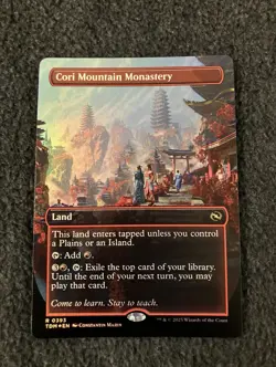 Magic Gathering MTG - Cori Mountain Monastery (Borderless) Foil - TDM - Image 1