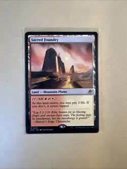 MTG Sacred Foundry EOE 0256 R NM Regular - Image 1