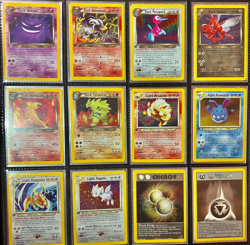 Vintage Pokemon TCG Lots 10 WOTC era 1999 To 2002 cards: Rares Holos Base Set! - Image 3