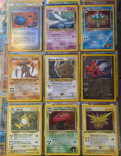 Vintage Pokemon TCG Lots 10 WOTC era 1999 To 2002 cards: Rares Holos Base Set! - Image 4