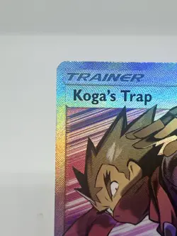 Pokemon TCG Koga’s Trap (Full Art) 211/214 SM Unbroken Bonds Ultra Rare NM - Image 2