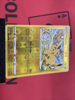 Pikachu 049/195 Silver Tempest Reverse Holo Common Pokemon TCG 2022 NM - Image 4