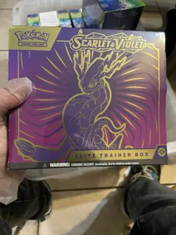 Pokemon Scarlet And Violet Elite Trainer Box Complete Sealed TCG Miraidon ETB - Image 1