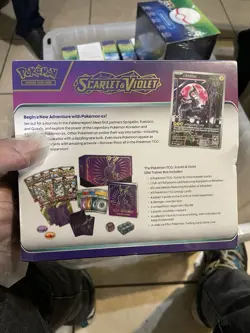 Pokemon Scarlet And Violet Elite Trainer Box Complete Sealed TCG Miraidon ETB - Image 2