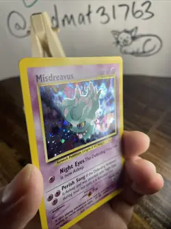 ✨ Misdreavus, “DOUBLE” HOLO Error, Neo Revelation 11/64, Pokemon, MINTY ✨ - Image 3