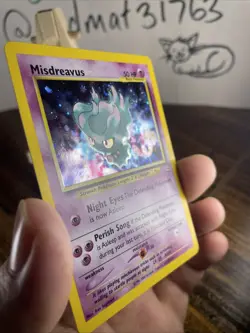 ✨ Misdreavus, “DOUBLE” HOLO Error, Neo Revelation 11/64, Pokemon, MINTY ✨ - Image 4