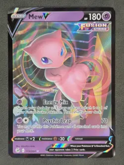 Mew V 113/264 Pokemon TCG Ultra Rare SWSH08: Fusion Strike Near Mint - Image 1