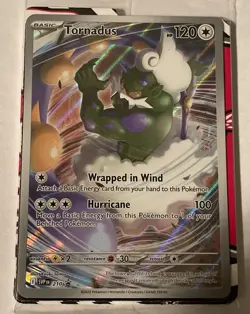 Pokemon TCG Tornadus Stamped Black Star Promo White Flare Sealed - Image 1