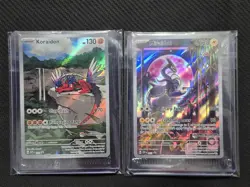 Pokemon Center Stamped Promos Miraidon SVP 013 and Koraidon SVP 014 Sealed Set - Image 1