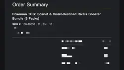 Pokemon Scarlet & Violet Destined Rivals Booster Bundle Box Sealed - Image 2