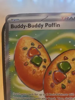 Pokemon TCG Mega Evolution Buddy-Buddy Poffin Full Art 167/132 - Image 3