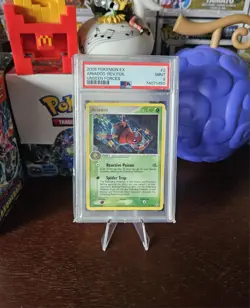 2005 Pokemon EX Ariados-Rev.Foil EX Unseen Forces PSA 9 Mint #2 - Image 1