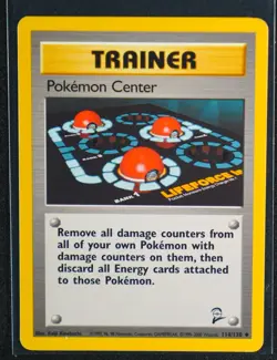 Pokemon Center Uncommon Base Set 2 114/130 LP - Image 1