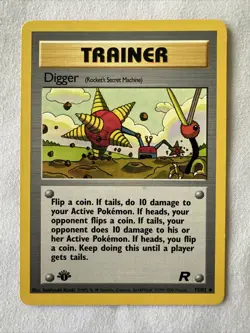 Pokemon 1st Edition Team Rocket Digger (Rocket's Secret Machine) 75/82 - Image 1