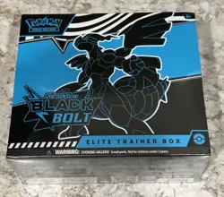 Pokemon Scarlet & Violet Black Bolt Elite Trainer Box ETB NEW Factory Sealed TCG - Image 1
