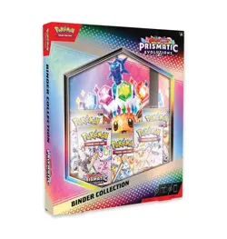 Pokemon Prismatic Evolutions Binder Collection SV8.5 Factory Sealed New - Image 1