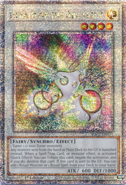 YUGIOH HERALD OF THE ARC LIGHT 1ST ED QUARTER CENTURY SECRET RARE NM RA01-EN031 - Image 1