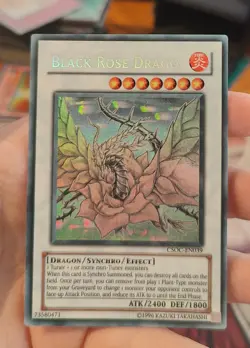 Black Rose Dragon (Ghost Rare) CSOC-EN039 Unlimited Near Mint Faded - Image 1
