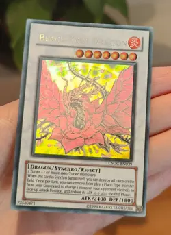 Black Rose Dragon (Ghost Rare) CSOC-EN039 Unlimited Near Mint Faded - Image 3