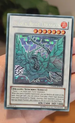 Black Rose Dragon (Ghost Rare) CSOC-EN039 Unlimited Near Mint Faded - Image 4