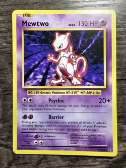 45 Pokemon XY Evolutions Card Lot. 1 Reverse Holo (LP) + 1 Rare Mewtwo Nonholo - Image 2
