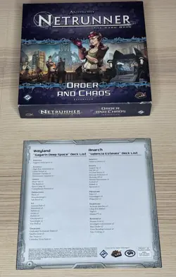 NETRUNNER ORDER AND CHAOS EXPANSION COMPLETE ANDROID THE CARD GAME - Image 4