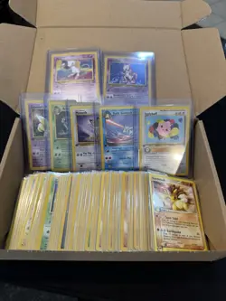 100+ Vintage Pokemon Cards - Base Set Mewtwo, Promo Mew, 1st Edition, NM/LP/MP - Image 1