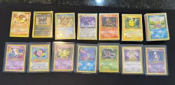 100+ Vintage Pokemon Cards - Base Set Mewtwo, Promo Mew, 1st Edition, NM/LP/MP - Image 3