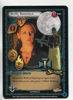 Buffy The Vampire Slayer CCG Limited Pergamum Prophecy Gold Foil Promo Card HH1 - Image 1
