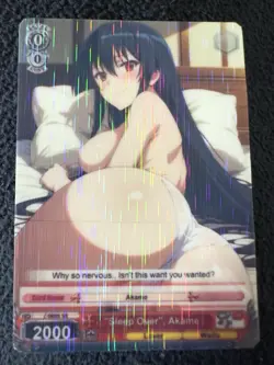 Akame Full Art Anime One Piece Waifu Trading Card Holofoil Season 3 Glowndark - Image 1
