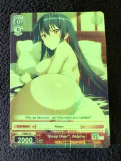 Akame Full Art Anime One Piece Waifu Trading Card Holofoil Season 3 Glowndark - Image 2