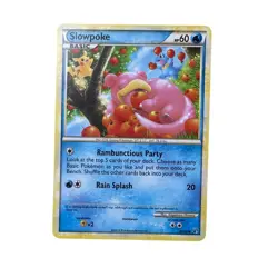 Slowpoke Pokemon Card Uncommon 56/90 2010 HeartGold SoulSilver TCG - Image 1