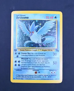 MP Articuno 2/62 1st Edition Holo/Foil Fossil Set Pokemon Card - Image 3