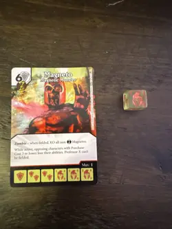MAGNETO Magnetic Monster ZOMBIE Super Rare SR AoU Dice Masters card and die - Image 1