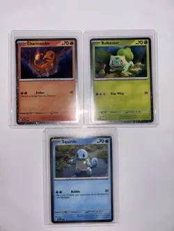Pokemon 151 Poster Collection Promo Cards Set : SVP046, SVP047, & SVP048 - Image 1