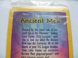 Ancient Mew Pokemon Un-opened Movie Promo Card - Still Sealed 2000 MINT - Image 5